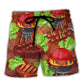 BBQ Smoking Beach Shorts For Resort Getaways And Easy Warm Weather Wear