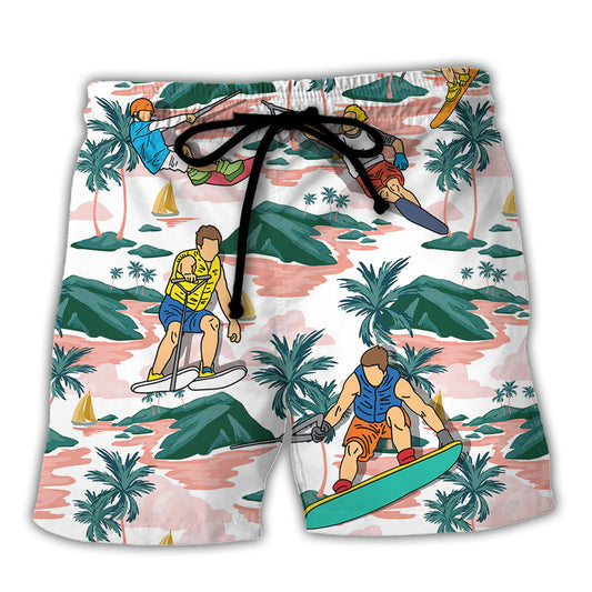 Coastal Water Skiing Beach Shorts For Holiday Cruises And Laid Back Styling