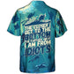 Coastal Scuba Diving Activity Hawaiian Shirt Graphic Artwork Detail For Outdoor Gatherings