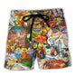 Festival Seafood Celebration Crawfish Food Lover Beach Shorts For Food And Drink Fans