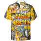 Fishing Water Beer Hawaiian Shirt Graphic Artwork Detail For Resort Wear