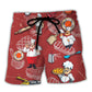Cooking Saved Me Funny Chef Lover Beach Shorts For Summer Vacation Wear