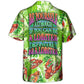 Tropical Lobster Hawaiian Shirt Collar And Front View For Coastal Travel