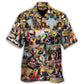 Kart Racing Hawaiian Shirt Artwork View For Island Holidays