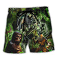 Skull Dark Humor Statement About Picking Up Beach Shorts For Bold Summer Vacation Style