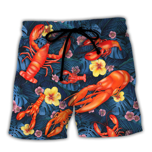 Lobster Take Me Home And Dip Me In Butter Beach Shorts For Poolside Relaxation And Style