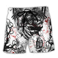 White Skull Beach Shorts For Oceanfront Escapes And Easy Warm Weather Wear