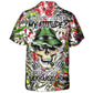 Vintage Skull Artwork Hawaiian Shirt Pattern Detail For Thoughtful Gifting