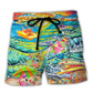 Coastal Vacation Beach Shorts For Holiday Cruises And Lightweight Summer Style