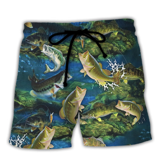 Fishing If You Can Read This You're Too Close Beach Shorts For Sports Fan Vacation Wear