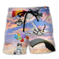 Parasailing A Good Pilot Is A Cat Beach Shorts For Beach Days And Casual Travel