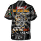 Dart Adventure Graphic Hawaiian Shirt Front Pattern View For Outdoor Gatherings