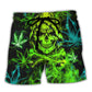 Skull Bold Humor About Reaching A New Level Of Beach Shorts For Bold Summer Vacation Style