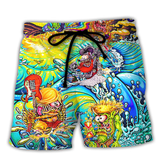 Coastal Beach Shorts For Island Getaways And Travel Ready Comfort