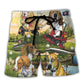 Golf Dog Beach Shorts For Weekend Travel And Leisure And Relaxation