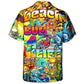 Beach Bum Crazy Hawaiian Shirt Relaxed Style View For Summer Travel