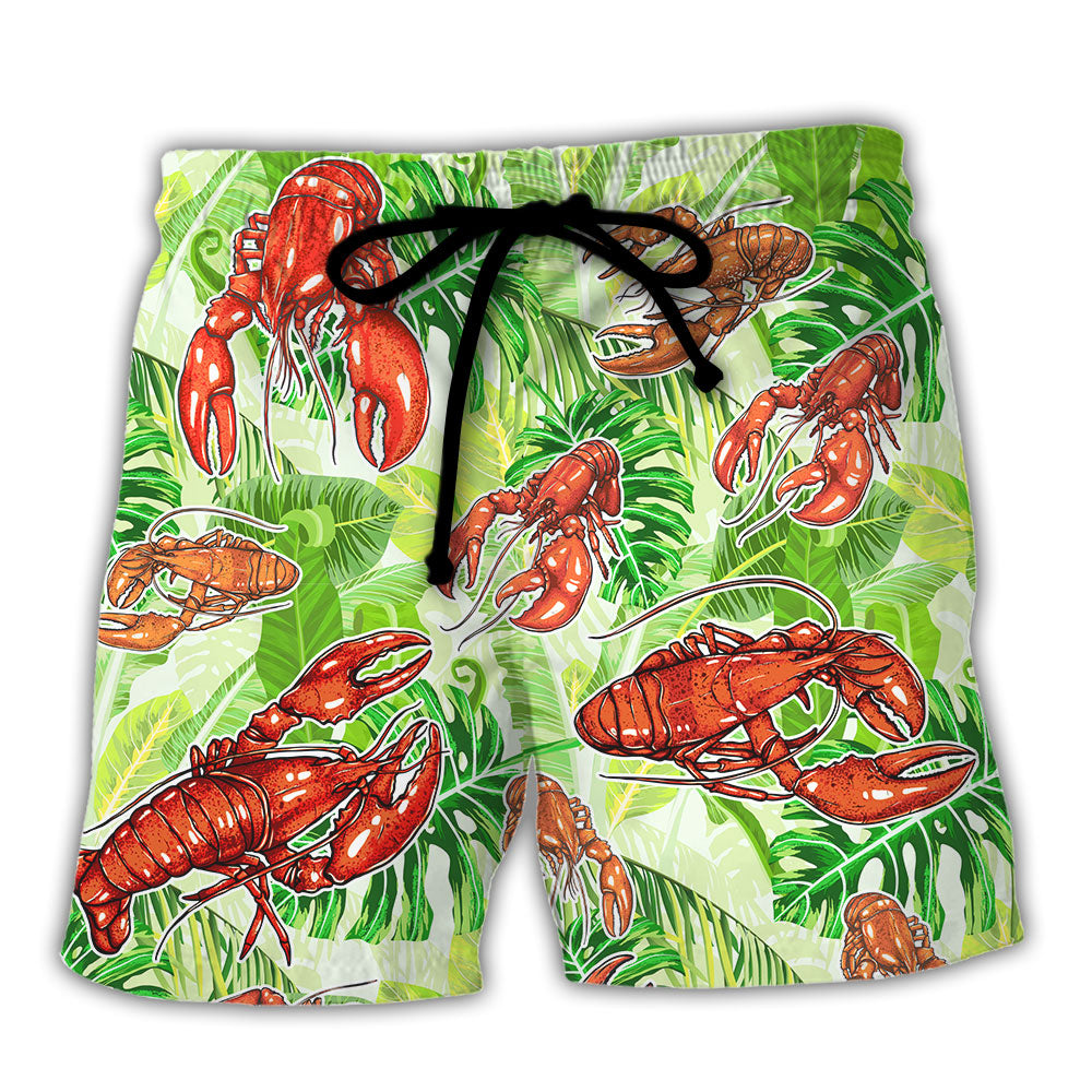Lobster Be Yourself Or Be A Lobster Tropical Beach Shorts For Poolside Relaxation And Style