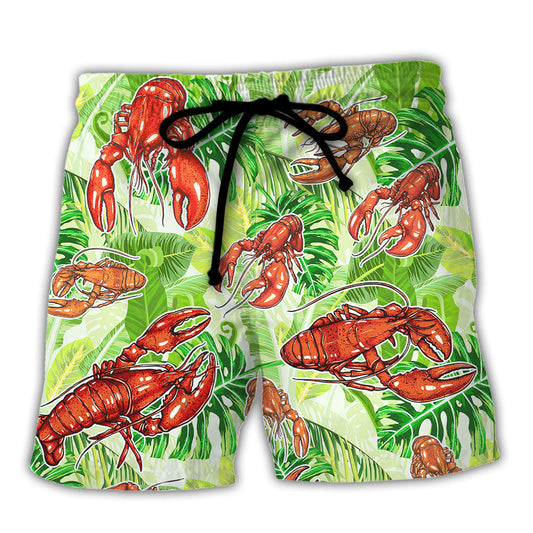 Lobster Be Yourself Or Be A Lobster Tropical Beach Shorts For Poolside Relaxation And Style