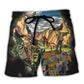 Backpacking Funny Saved Me Backpacker Life Quote Beach Shorts For Beach Getaways And Comfortable Summer Wear