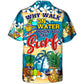 Funny Surfing Pineapple Water Surf Hawaiian Shirt Button Front Artwork For Thoughtful Gifting