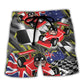 Sloth Formula Racing Australian Vibe Beach Shorts For Racing Fans And Beach Days