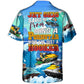 Funny Jet Skis Beach Gift Hawaiian Shirt Artwork View For Weekend Travel And Beach Style