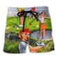 Golf Funny Becky Look At Her Putt Quote Beach Shorts For Resort Trips And Casual Comfort