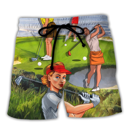 Golf Faith Beach Shorts For Tropical Holidays And Comfortable Daily Use