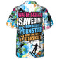 Retro Waterskiing Wild Career Waterskier Hawaiian Shirt For Beach Parties And Weekend Getaways