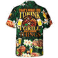 Barbecue Food Meat Grill Hawaiian Shirt Button Front Artwork For Warm Weather Events