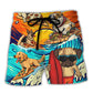 Dog Surfing Beach Shorts For Weekend Travel And Versatile Outdoor Wear