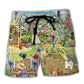 Gardening Plants Don't Tell Secrets Vintage Beach Shorts For Resort Trips And Warm Weather Style