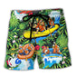 Floral Tropical Rafting Beach Shorts For Coastal Adventures And Comfortable Daily Use