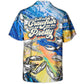 Lobstering Crawfish Hawaiian Shirt All Over Print Detail For Casual Outings
