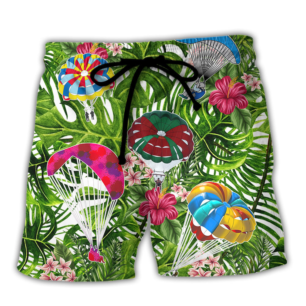 Parasailing Beach Shorts For Beach Days And Thoughtful Gift Giving