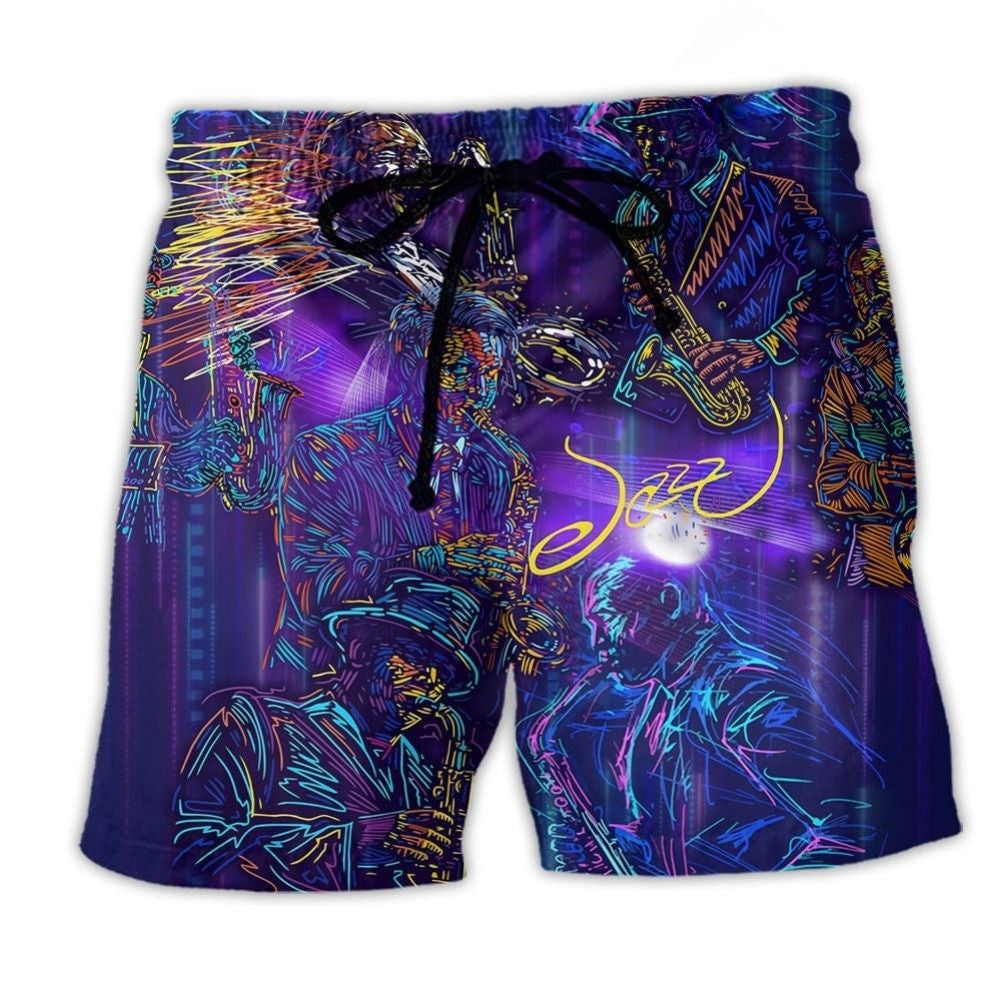 Saxophone Never Underestimate Old Man Beach Shorts For Music Festival Travel And Summer Style