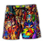 Dachshund Dog Beach Shorts For Summer Vacations And Vacation Ready Style