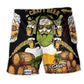 Skull Craft Beer Beach Shorts For Resort Days And Vacation Ready Style