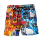 Trucking Driver Beach Shorts For Weekend Escapes And Travel Ready Comfort