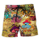 Octopus Captain Pirates Beach Shorts For Tropical Holidays And Comfortable Resort Style