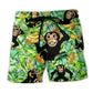 Monkey Banana Tropical Beach Shorts For Sunny Day Getaways And Relaxed Holiday Style