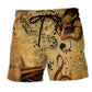 Piano Music Beach Shorts For Summer Vacations And Leisure And Relaxation