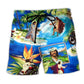 Jesus Summer Faith Beach Shorts For Weekend Escapes And Casual Outdoor Comfort