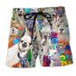 Llama Attitude Beach Shorts For Oceanfront Weekends And Travel Ready Comfort