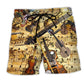Violin Music Beach Shorts For Sunny Day Getaways And Thoughtful Gift Giving