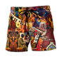 Jazz Melody Beach Shorts For Oceanfront Weekends And Flexible Everyday Wear