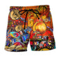 Drummer Music Beach Shorts For Relaxed Shoreline Days And Travel Ready Comfort