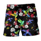 Hummingbird Floral Beauty Beach Shorts For Sunny Day Getaways And Thoughtful Gift Giving