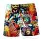 Jesus Color Cross Beach Shorts For Casual Day Trips And Lightweight Summer Style