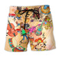Bohemian Music Peace Notes Beach Shorts For Relaxed Shoreline Days And Easy Warm Weather Wear